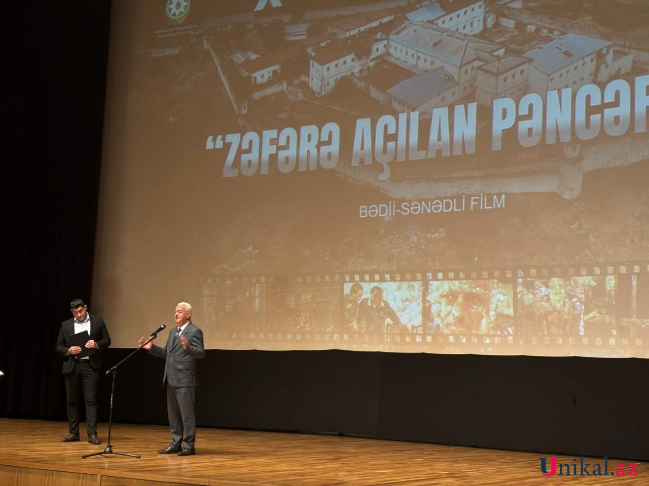 “Zəfərə açılan pəncərə” bədii-sənədli filminin təqdimatı keçirilib - FOTOLAR